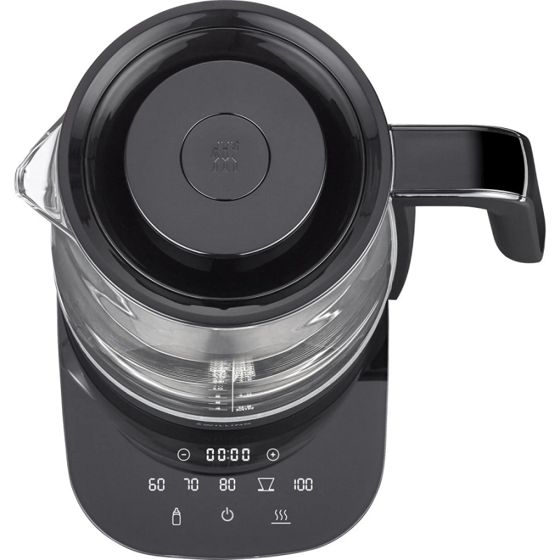 Enfinigy Black Bouilloire Electrique en Verre Température Réglable 1,7 L Noir -S - Zwilling