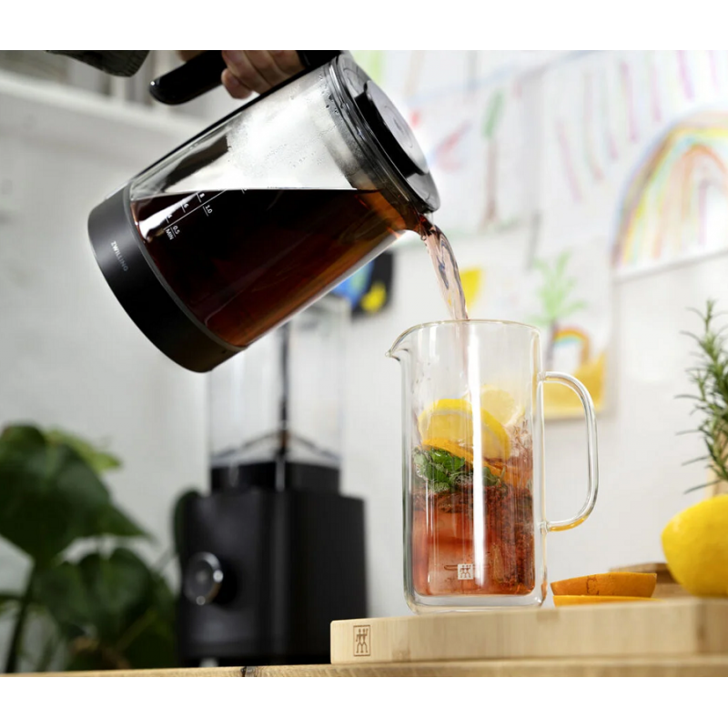 Enfinigy Black Bouilloire Electrique en Verre Température Réglable 1,7 L Noir -S - Zwilling