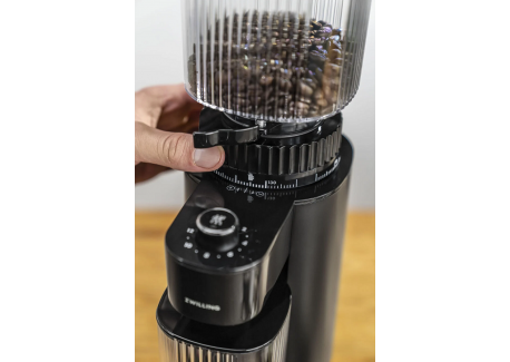 ZWILLING ENFINIGY Broyeur à Café Conique En Acier Inoxydable - 140 Tailles De Mouture Pour 1 à 12 Tasses