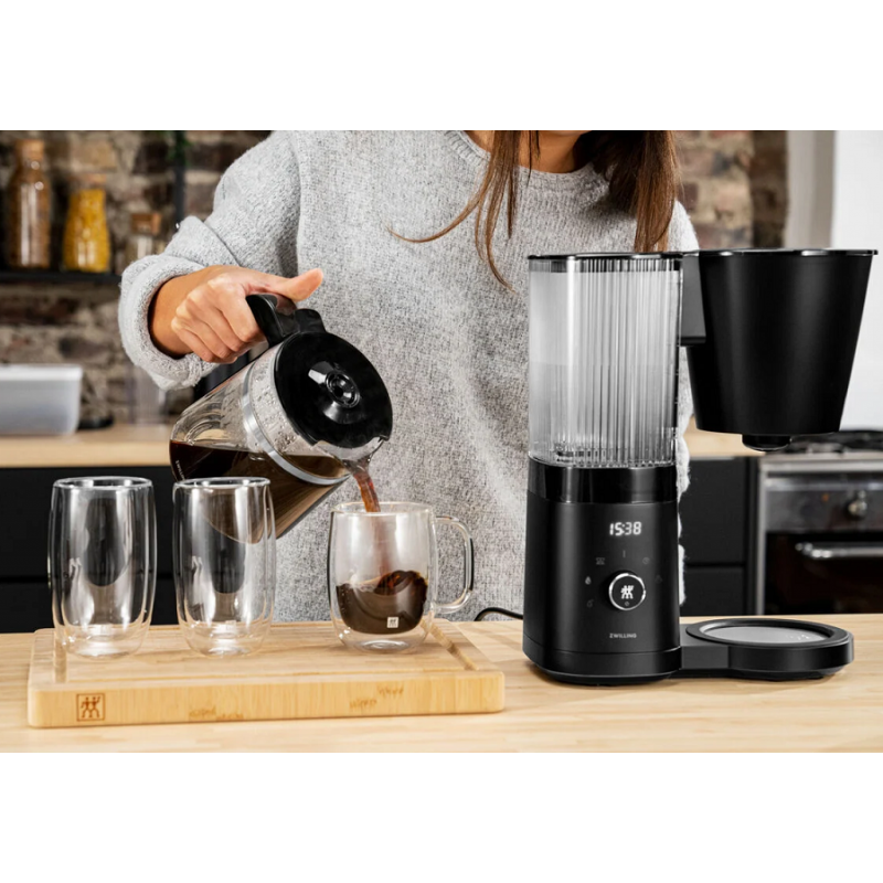 Enfinigy Black Cafetière Electrique Noire