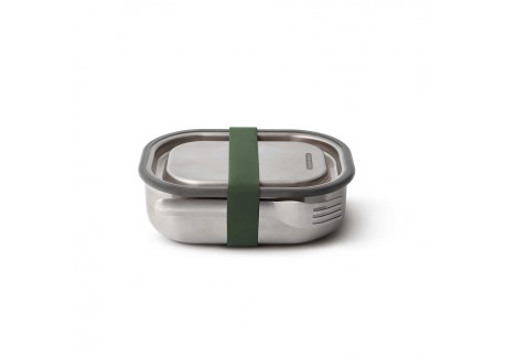 Lunch Box S Inox Olive 600 ml - Black+Blum