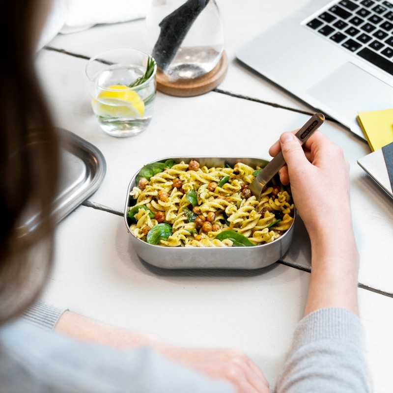 Lunch Box S Inox Olive 600 ml  - Black+Blum