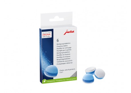 Pastilles Nettoyage Détergentes 3-en-1 6 pcs - Jura