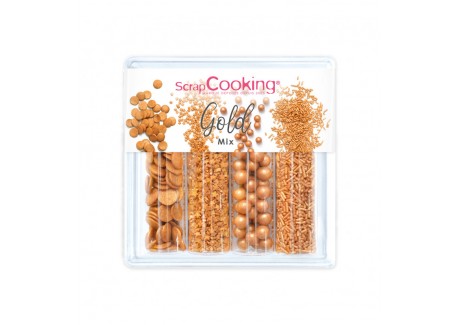 Deco Suiker Gold Mix 62 g - Scrapcooking