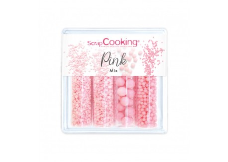 Deco Suiker Pink Mix 68 g - Scrapcooking