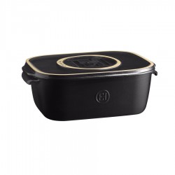 Boîte à Fromage Céramique 3,5 L Noir Mat Truffe 