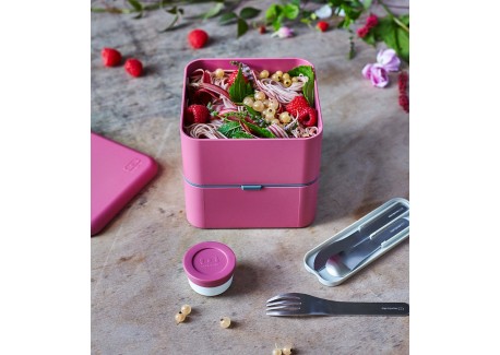 Gourde pliable rose design — Ma lunchbox shop