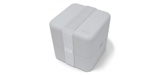 Square Bento LunchBox Grijs Coton Made in France 1,7 L