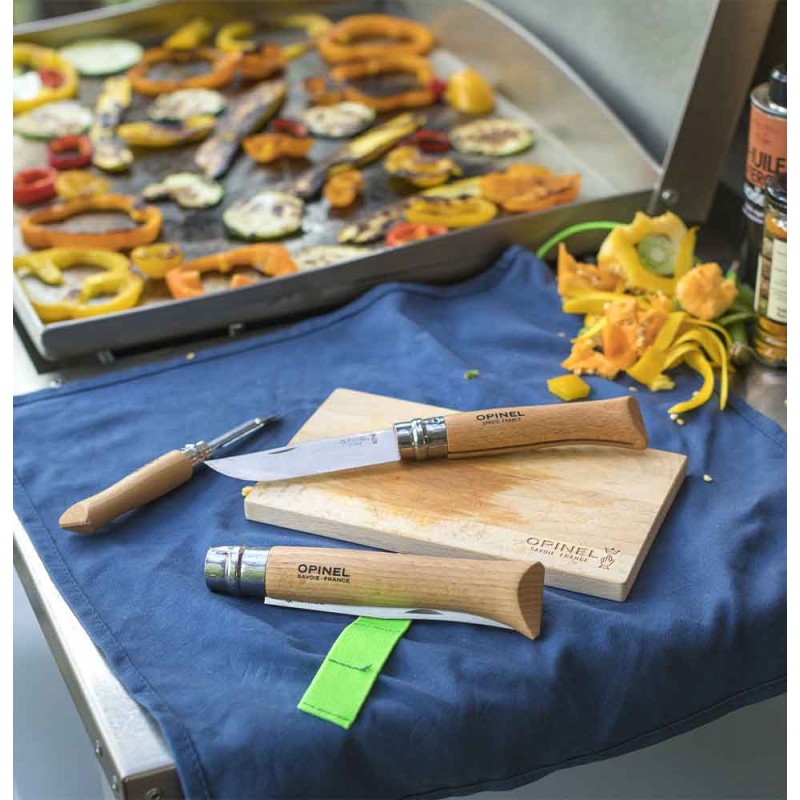 Couteau & Protège-Doigts Opinel, Coffret Cuisine 