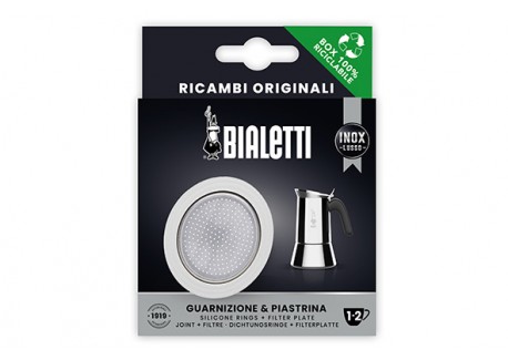 New Venus Gummiring + Filter 1-2 Kops - Bialetti