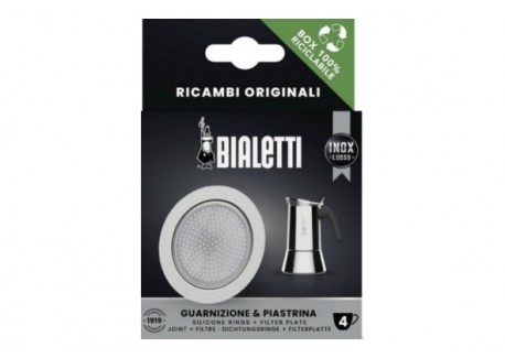 New Venus Induction Joint + Filtre Pour Cafetiere Italienne 4 Tasses - Bialetti