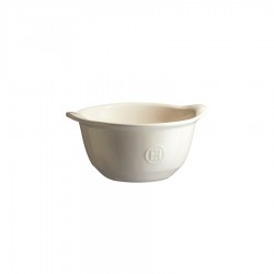 Bol à Soupe Gratinée 14 cm Argile Blanc Cassé