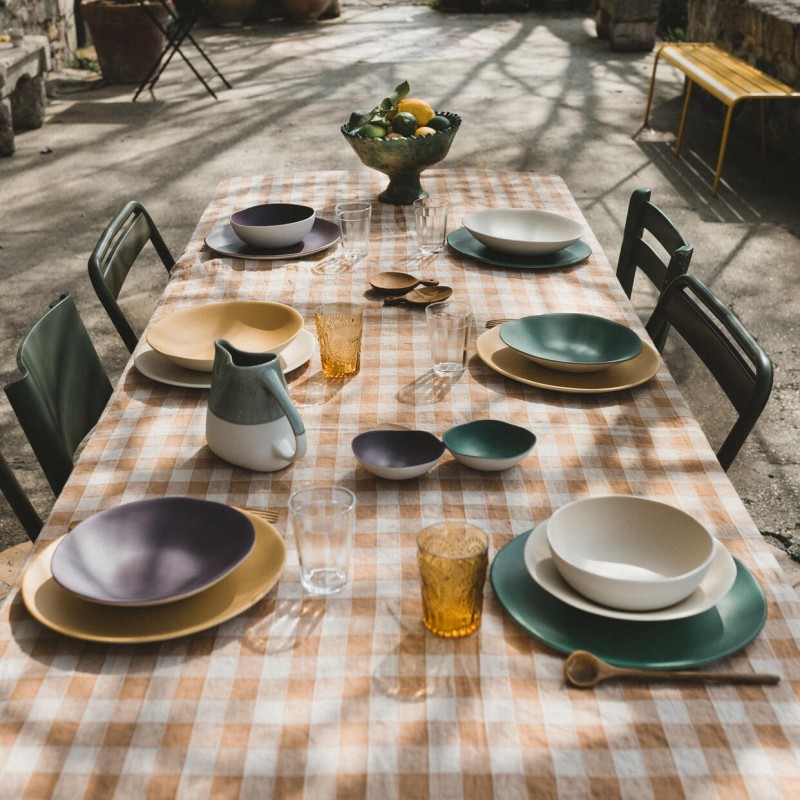 Jars Ceramistes Jardin de Maguelone Schaal 16 cm Prei Groen Les