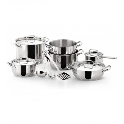 Sfiziosa RVS kookgerei / pannenset Set 13 dlg
