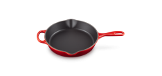 Poêle en Fonte Skillet Rond 26 cm Rouge Cerise