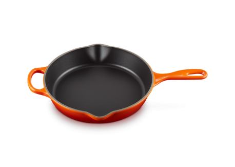 Poêle en Fonte Skillet Rond 26 cm Orange Volcanique - Le Creuset