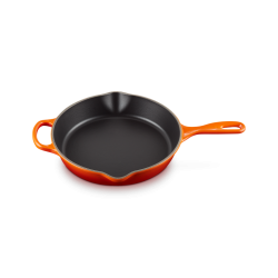 Poêle en Fonte Skillet Rond 26 cm Orange Volcanique - Le Creuset Poêle en Fonte Skillet Rond 26 cm Orange Volcanique - Le Creuset