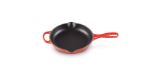 Poêle en Fonte Skillet Rond 20 cm Rouge Cerise