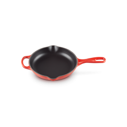 Poêle en Fonte Skillet Rond 20 cm Rouge Cerise - Le Creuset Poêle en Fonte Skillet Rond 20 cm Rouge Cerise - Le Creuset