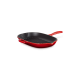 Poêle en Fonte Skillet Grill Ovale 32 cm Rouge Cerise  - Le Creuset