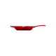 Poêle en Fonte Skillet Grill Ovale 32 cm Rouge Cerise - Le Creuset