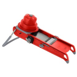 Swing Plus Rouge Mandoline de Cuisine Lame Droite, Julienne 4 et 10 mm - De Buyer Swing Plus Rouge Mandoline de Cuisine Lame Droite, Julienne 4 et 10 mm - De Buyer