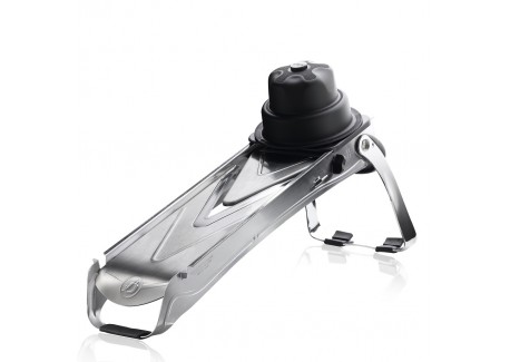 Vantage Standard Mandoline de Cuisine Inox Lame V, Julienne 4, 7 et 10 mm - De Buyer