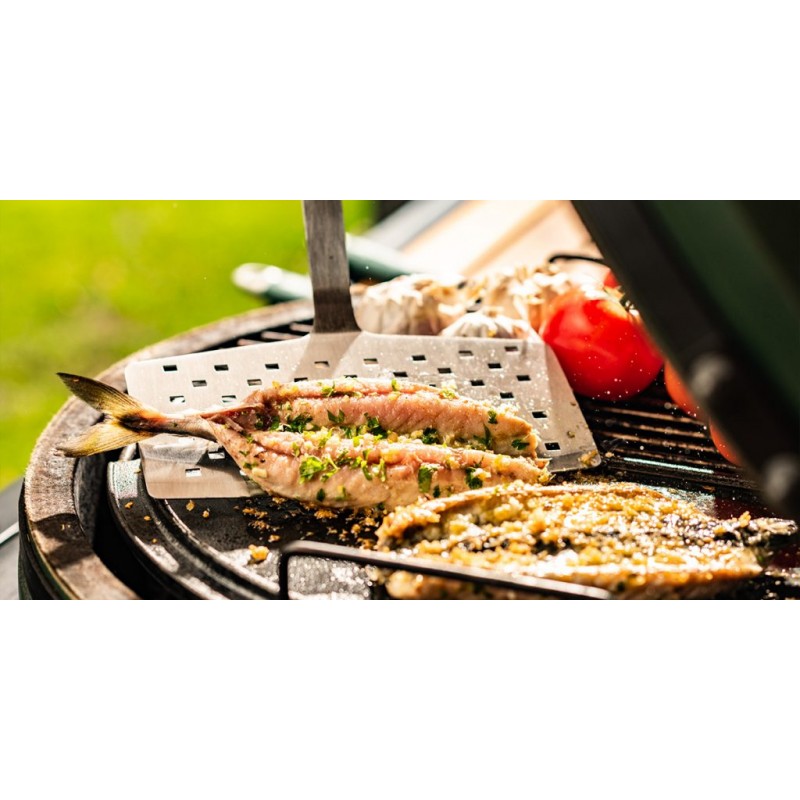 Accessoire barbecue - Plat de cuisson en acier inoxydable - bbq