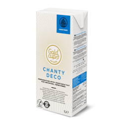 Chanty Crème Liquide Végétale Sucrée pour Chantilly 1l - Gold Cup