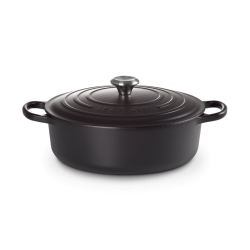 Cocotte Signature Basse Ronde 3,1 l Noir Mat (24 cm)  - Le Creuset