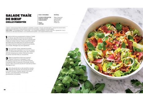 Renew Boîte à Salade + Pot à Vinaigrette et Couverts 1.1 l