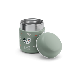 Boîte Bento LunchBox Isotherme Kids Raccoon Green 280 ml - MonBento Boîte Bento LunchBox Isotherme Kids Raccoon Green 280 ml - MonBento