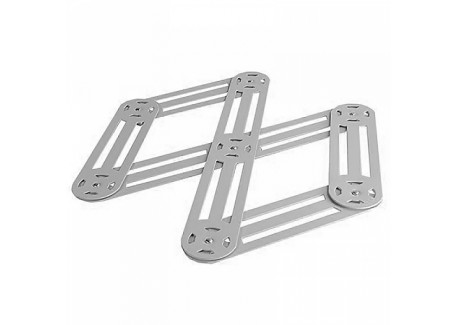 Vintage Sous Plat Pliable et Extensible Métal Inox - Roger Orfèvre