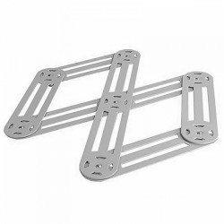 Vintage Sous Plat Pliable et Extensible Métal Inox