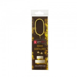 Bougie Scintillante Chiffre 0 - Patisdécor Bougie Scintillante Chiffre 0 - Patisdécor