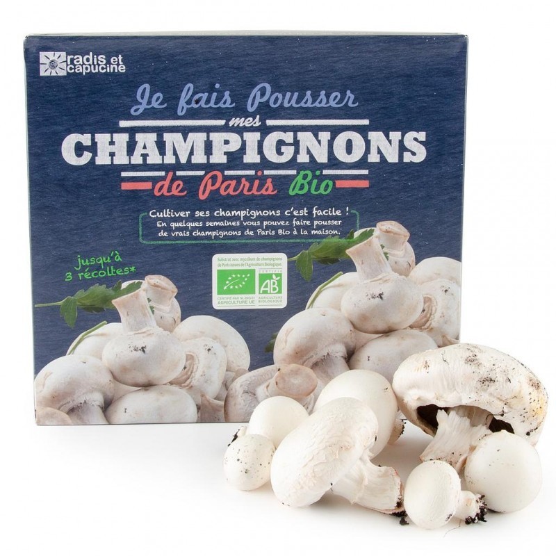 Radis et Capucine - Kit de Culture de Champignons de Paris Bio