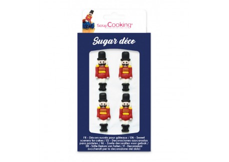Figurines décoration en Sucre Casse Noisette 4 pcs  - Scrapcooking