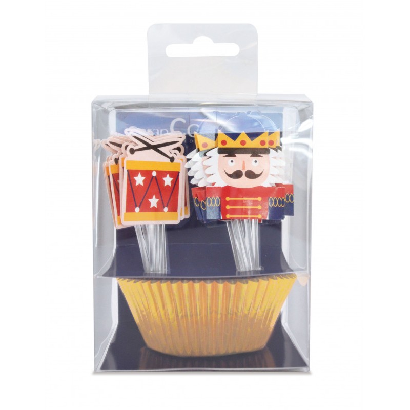 25 caissettes de cuisson pour muffins et cupcakes kraft 6 x 4,5 cm -  Scrapcooking