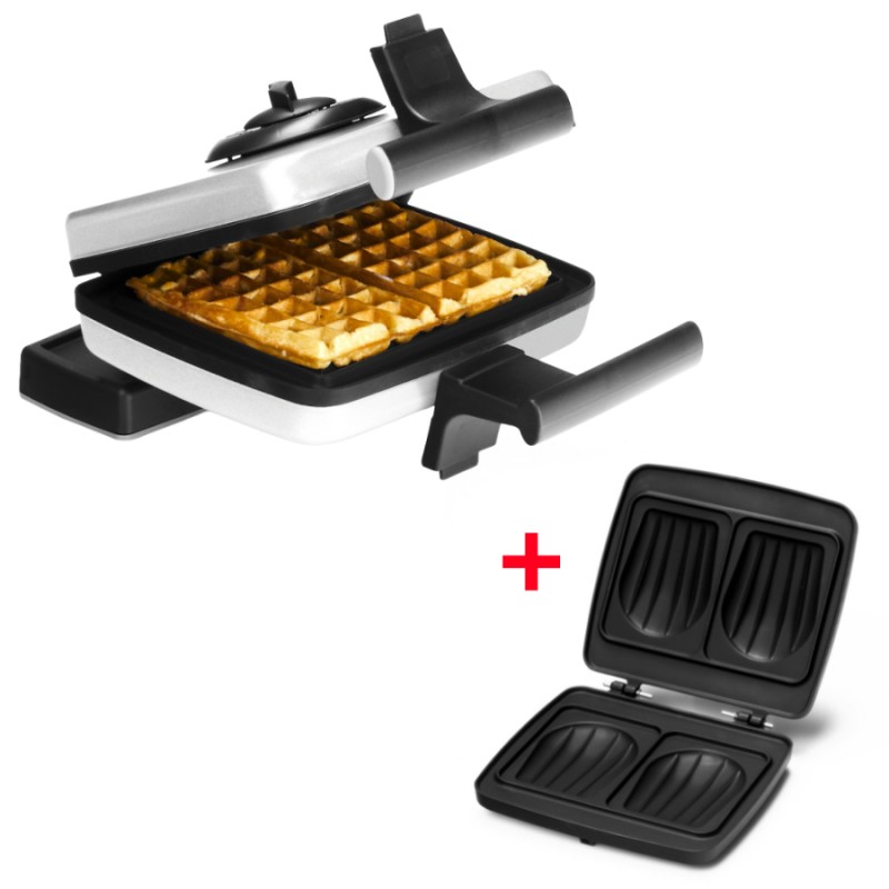 Cool Touch. Croque-monsieur et Gaufrier 1200w - Frifri