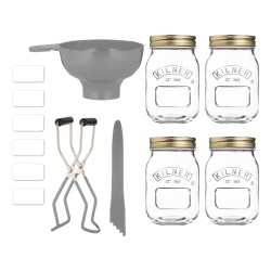 Starterpack Set de Conservation en bocaux 8 pces - Kilner Starterpack Set de Conservation en bocaux 8 pces - Kilner