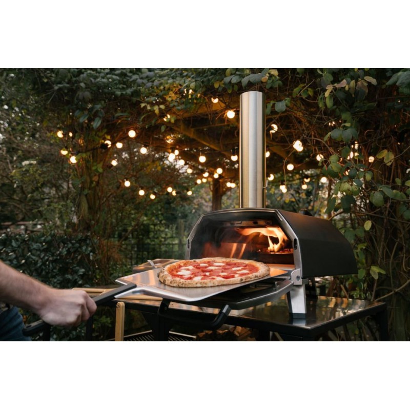 Pelle à Pizza Perforée Manche Pliable 63x32 cm