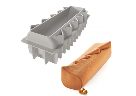 Moule en Silicone 3D Bûche Dreamy  - Silikomart