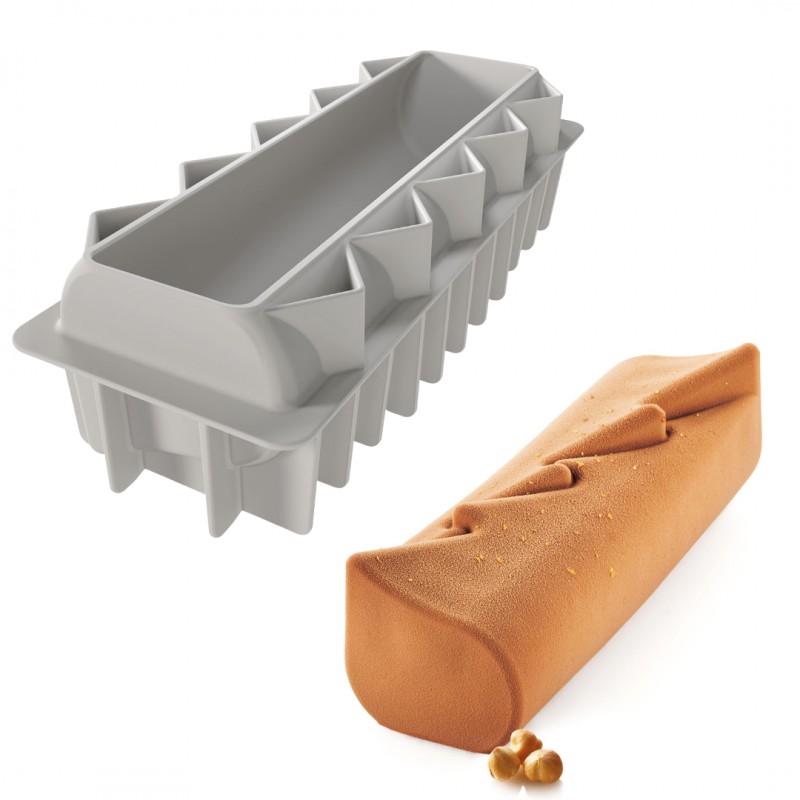 Moule en Silicone 3D Bûche Dreamy  - Silikomart