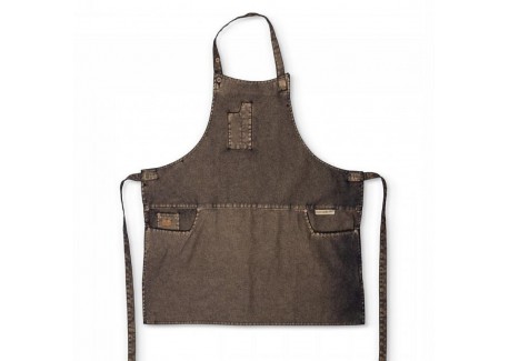 5 Pocket Aprons Keukenschort Organisch Katoen Goldfish Black - DutchDeluxes