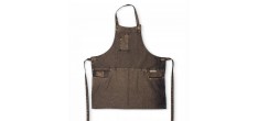 5 Pocket Aprons Keukenschort Organisch Katoen Goldfish Black