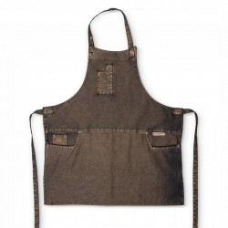 5 Pocket Aprons Keukenschort Organisch Katoen Goldfish Black