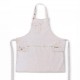 5 Pocket Aprons Keukenschort Organisch Katoen Goldfish White - DutchDeluxes