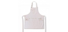 5 Pocket Aprons Keukenschort Organisch Katoen Goldfish White