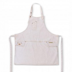 5 Pocket Aprons Tablier Coton Bio Goldfish White - DutchDeluxes 5 Pocket Aprons Tablier Coton Bio Goldfish White - DutchDeluxes