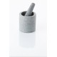 Mortier et Pilon Granit Double Face Demi Poli - Point Virgule